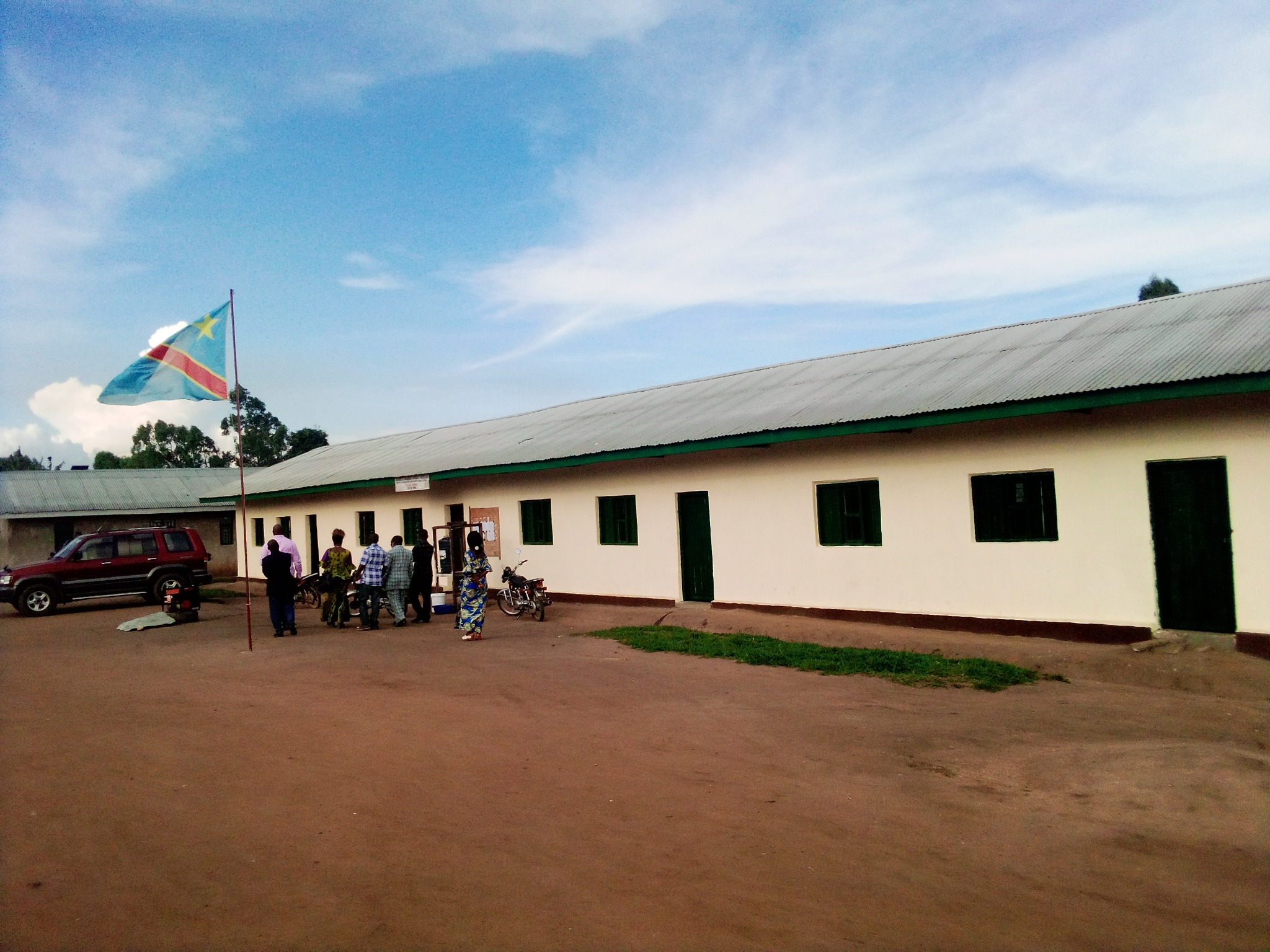 Bâtiment principal de l’ISDR Bunia