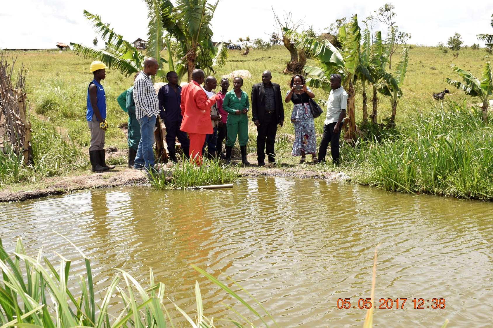 Délégués du ministère de l’ESU avec le comité de gestion de l’ISDR Bunia